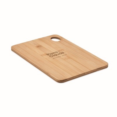 Tabla cortar de bambú grande personalizada